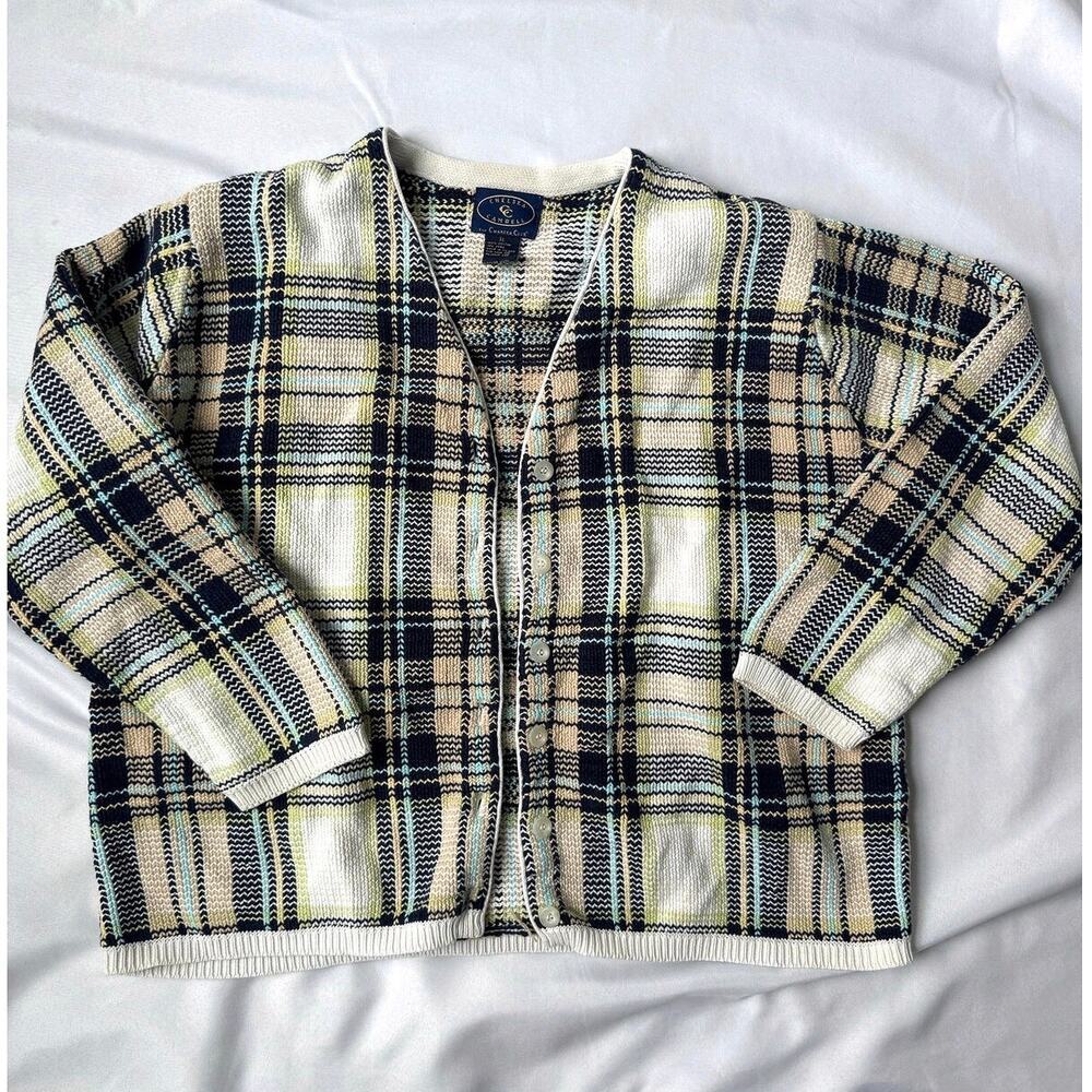 Chelsea Campbell Charter Club Knit Cardigan Size XL